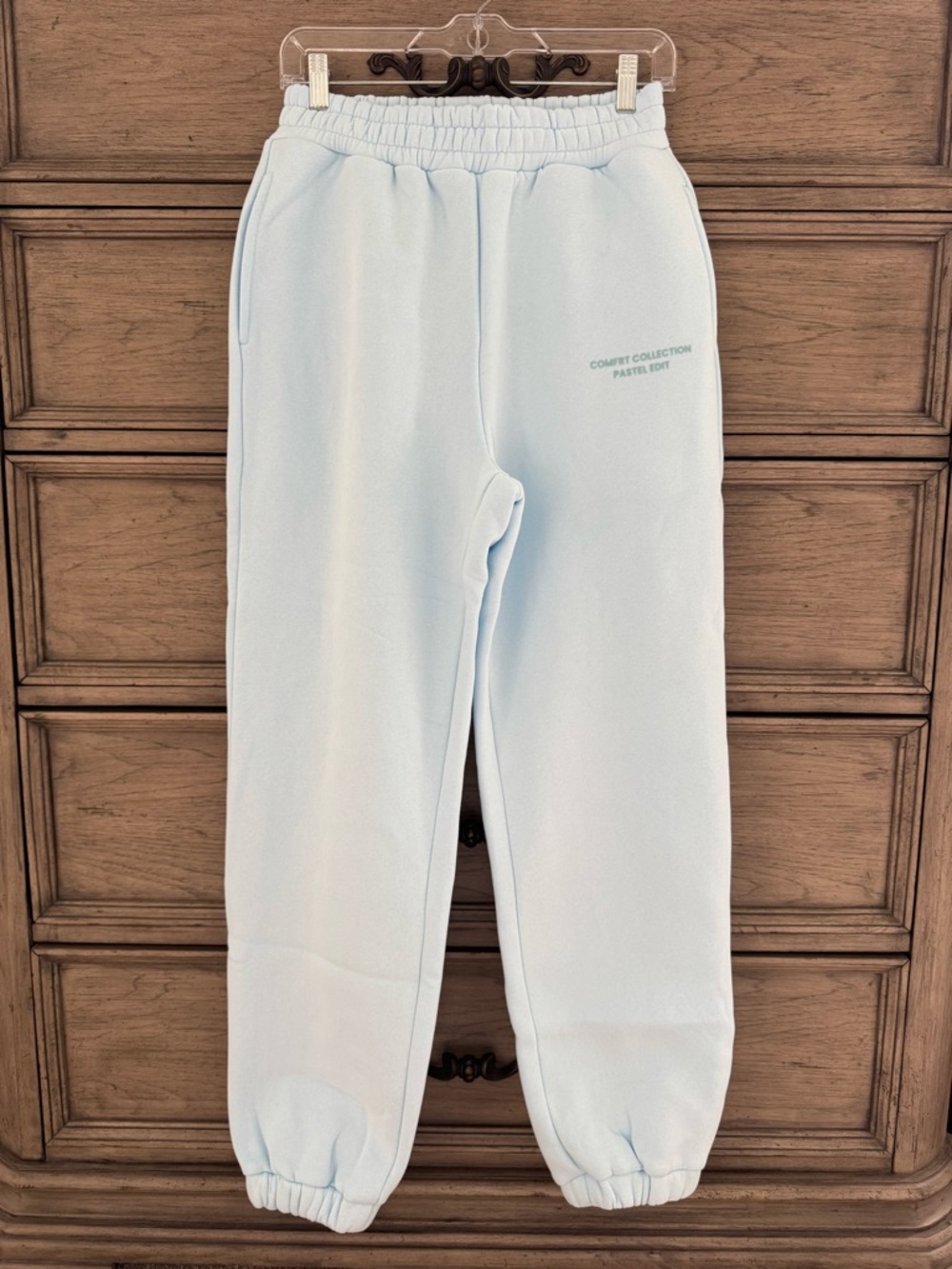 NEW Comfrt Limited Edition Baby Blue Jogger Pastel Sweatpants